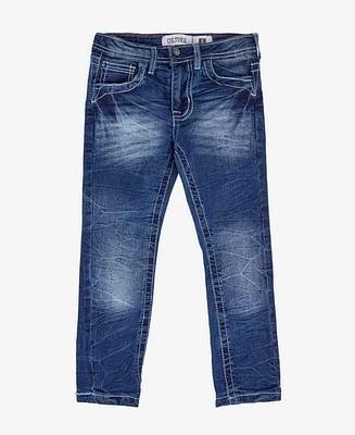 Little Boy's 4-7 Saddle Stitch Stretch Jeans