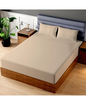 Superity Linen 100% Cotton Breathable Fitted Sheet