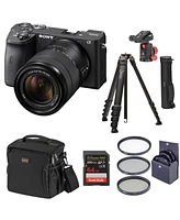 Sony Sony Alpha a6600 Mirrorless Interchangeable Lens Digital Camera with 18-135mm Lens