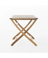 Acacia Folding Dining Table for Outdoor Entertaining