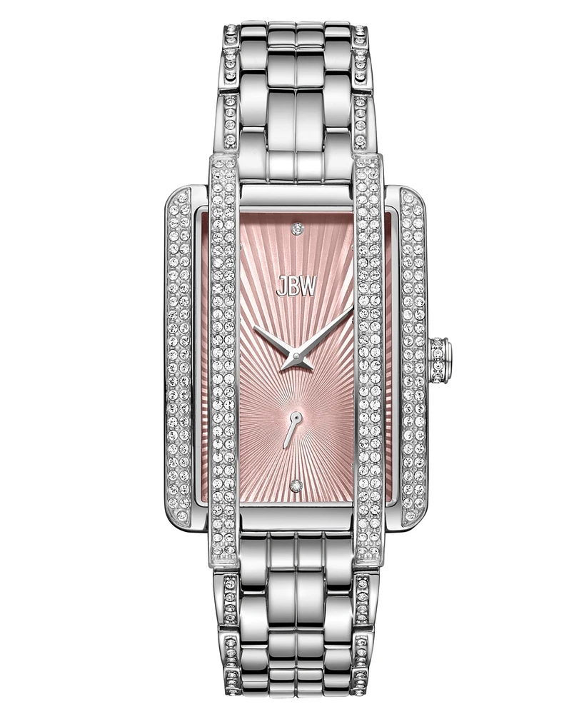 Jbw Women's Mink Diamond Stainless Steel Watch