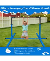 Gymnastics Bar for Kids, Adjustable Height Gym Bar, Junior Training Kip Bar for Home