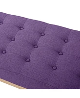 Ottoman Bench, Purple