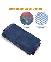 Yescom Mesh Cover Replacement for Rolling Mesh Pool Storage Bin Cart Xx-Large Blue