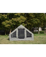 Inflatable Camping Tent: Easy Setup 4-Season Glamping for 4-6, Waterproof, Windproof, Portable