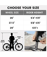 26" Mountain Bike, 21-Speed, High-Carbon Steel Frame, Disc Brakes