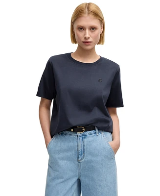 Boss by Hugo Women's Mercerized Cotton T-Shirt