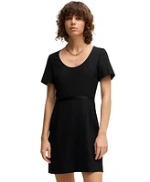 Boss by Hugo Women's Ribbon Detail Slim-Fit Dress