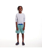 Toddler/Child Boys Green Geo Print Swim Trunk