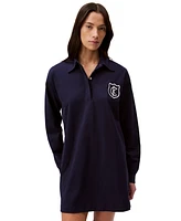 Calvin Klein Jeans Women's Long-Sleeve Rugby Polo Dress