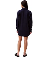 Calvin Klein Jeans Women's Long-Sleeve Rugby Polo Dress
