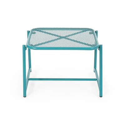 Modern Mesh Side Table: Add Color and Texture to Your Outdoor Space