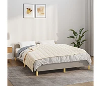 Weighted Blanket Light Cream 53.1"x78.7" 22 lb Fabric