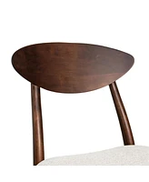 Furniture of America 2-Pc. Seban Solid Wood Dining Chair Set
