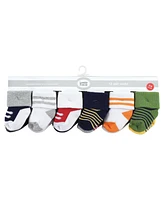 Luvable Friends Cotton Rich Baby Terry Socks 24-Pack, Athletic, 0-6 Months