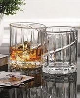 Godinger Waverly Double Old Fashioned Glasses, Set of 4