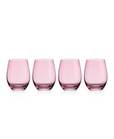 Godinger Veneto Ballet Stemless Wine Glasses, Set of 4