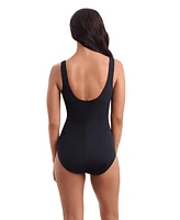 ShapeSolver by Mimi Flamingo Scoopneck Tank One Piece Swimsuit