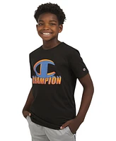 Champion Big Boys Logo Graphic Short-Sleeve T-Shirt