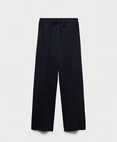 Mango Women's Wide Leg Jogger Pant