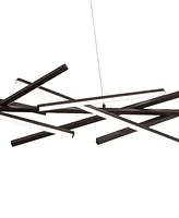 Dainolite 10.75" Metal Carly Led Chandelier