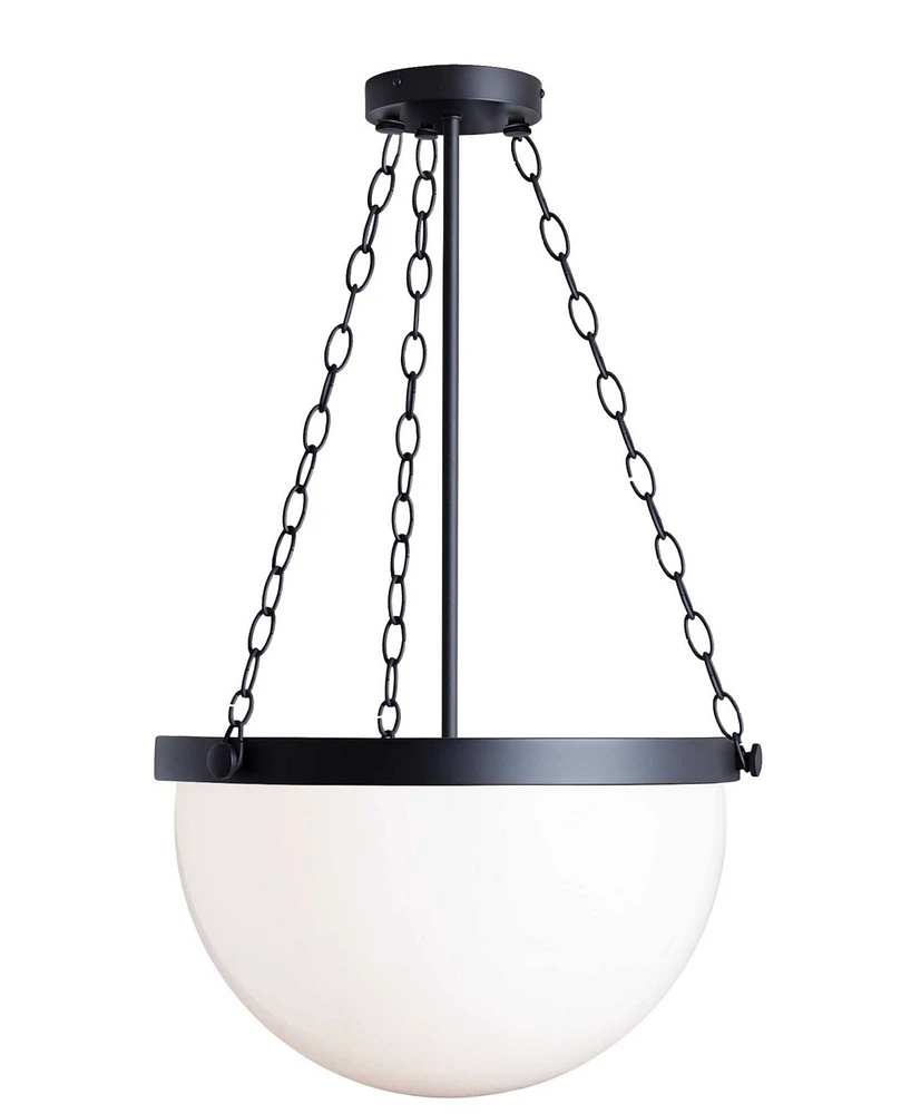 Dainolite 9.5" Metal Rhonda Led Pendant