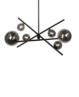 Dainolite 14" Metal Pamela 6 Light Chandelier