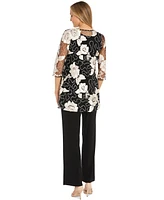 R & M Richards Women's 3-Pc. Embellished Pant Set