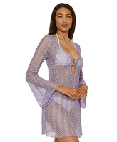 Becca Women's Golden Crochet Ring-Front Cover-Up