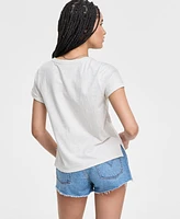 Levi's Women's Margot Cotton Embroidered-Trim T-Shirt
