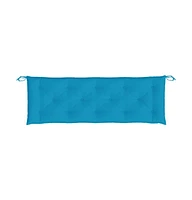 Garden Bench Cushion Light Blue 59.1"x19.7"x2.8" Oxford Fabric