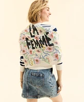 On 34th La Femme Floral Bandana Scarf, Exclusively at Macy's