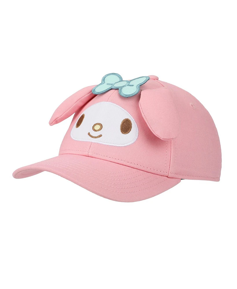 My Melody Big Face Women's Pink Traditional Adjustable Hat