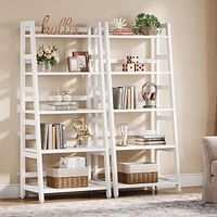 Tribesigns 5-Tier Bookshelf Modern Bookcase, 5 Shelf Ladder Shelf Book Storage Shelf Organizer for Living Room, Home Office
