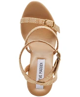 Steve Madden Lilia High Wooden Platform Dress Sandals
