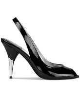 Jeffrey Campbell Charis Peep-Toe Slingback Pumps