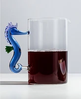 Ichendorf Marine Garden Seahorse Glass Jug, 50.7 oz.