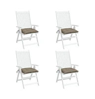 Pallet Cushions 4 pcs Taupe 19.7"x19.7"x2.8" Oxford Fabric