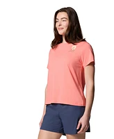 Columbia Women's Rolling Bend Graphic Short Sleeve Top
