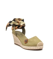 Refresh Women's Espadrilles With Wide Ribbon Laces
