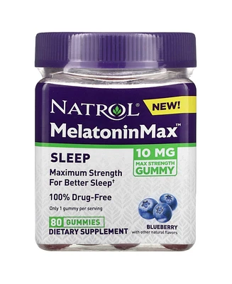 Natrol MelatoninMax Sleep Blueberry 10 mg