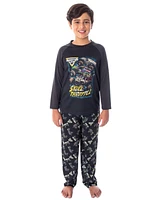 Monster Truck Boys' Skull Throttle Monster Jam Pajama Set