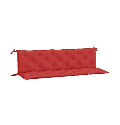 Garden Bench Cushions 2 pcs Red 70.9"x19.7"x2.8" Oxford Fabric