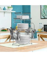 Sorbus 7-Piece Stackable Buffet Caddy - Ideal for Dining Table, Party, Buffet, Kitchen, Entertaining