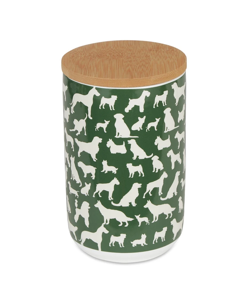 Bone Dry Ceramic Pet Treat Canister Dog Show