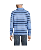 Lands' End Men's Long Sleeve Overdye Rugby Shirt