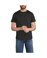 Lands' End Men's Short Sleeve Supima Curved Hem Tee