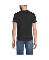 Lands' End Men's Short Sleeve Supima Curved Hem Tee