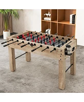 Football Table with Legs, 2 Balls, and 2 Foldable Cup Holders Fun and Durable Game for Kids, Teens, and Adults