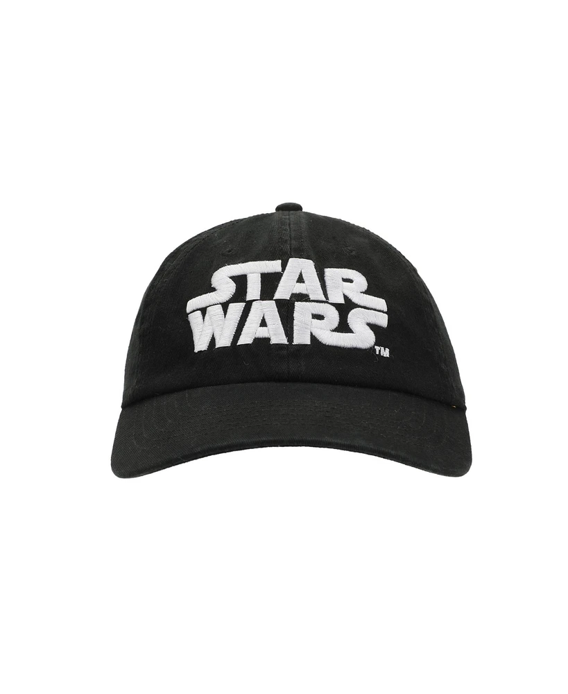 Star Wars Men's Classic Logo Unstructured Baseball Hat (58cm)